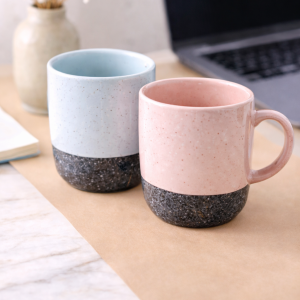 taza rosa